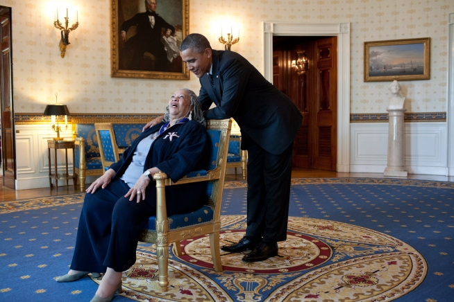 Toni Morrison - Medal of Freedom Obama